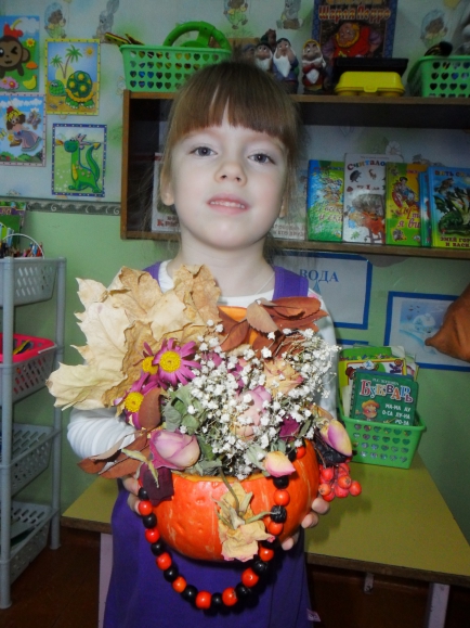 "Чудесная карзинка" Конкурс детских поделок. Октябрь 2014. Дошкольники "Чудесная карзинка"