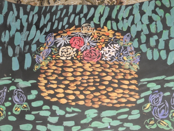 Корзина с цветами Конкурс детского рисунка. Август 2013 Корзина с цветами