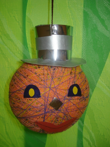 Ёлочная игрушка "Котик" Конкурс Новогодних поделок. Январь 2014. Дошкольники Ёлочная игрушка "Котик"
