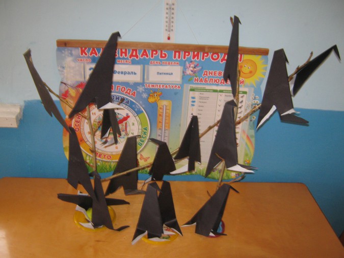 Оригами грачи в подготовительной группе. Оригами Грачи прилетели. Оригами Грач. Грач оригами для детей дошкольного возраста.