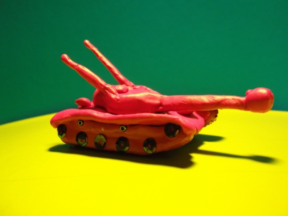 Танк Т-72 Конкурс детских поделок. Октябрь 2014. Дошкольники Танк Т-72