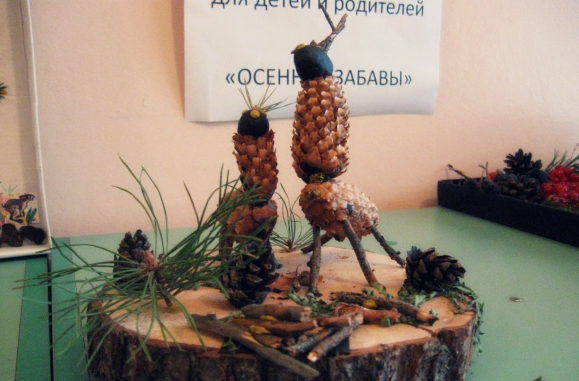 Оленёнок с мамой Конкурс детских поделок. Ноябрь 2014. Дошкольники Оленёнок с мамой