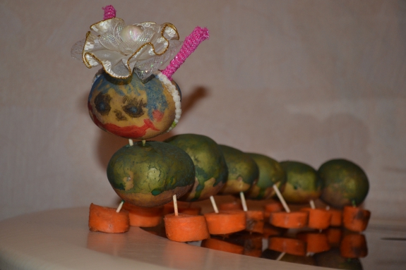 Гусеница Из Картошки Для Детского Сада Фото