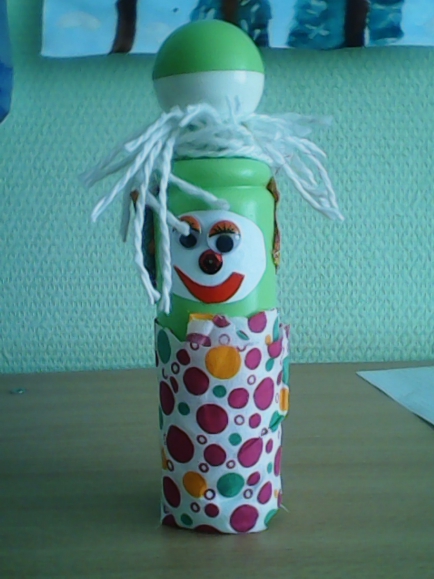 Мой клоун Клепа. Конкурс детских поделок. Февраль 2015. Дошкольники Мой клоун Клепа.