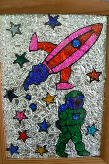 Шаг в космос Конкурс детских поделок. Апрель 2013 Шаг в космос