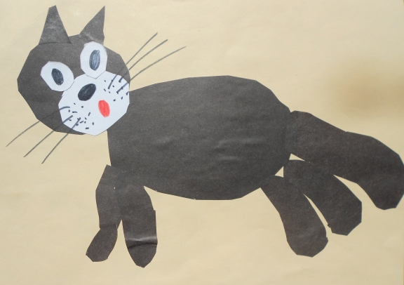 Черный кот. Конкурс детских поделок. Июнь 2013 Черный кот.