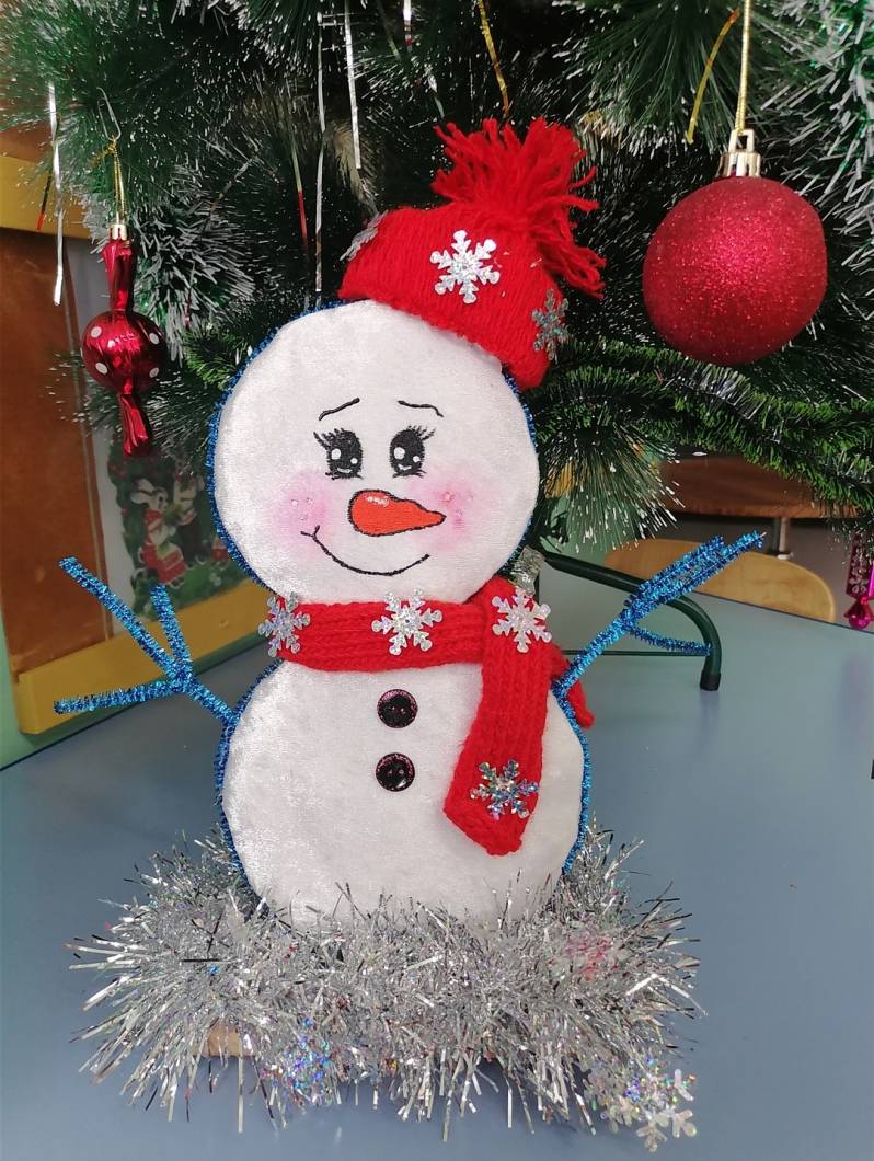 Снеговик поделка в детский сад