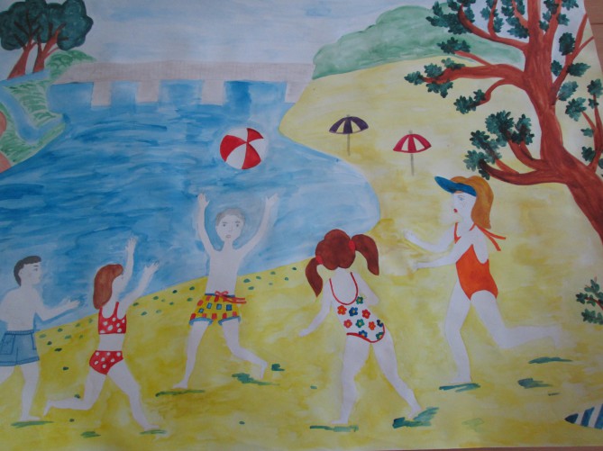 Летние каникулы детский сад. Рисование лето. Летние рисунки. Рисунок на летнюю тему. Летний рисунок для детей.