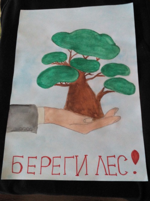 Береги лес! Конкурс детского рисунка Береги лес!