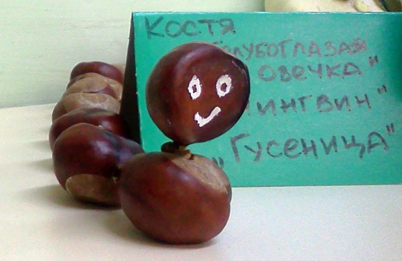 Гусеница Конкурс «Осенние фантазии». Сентябрь 2014 Гусеница
