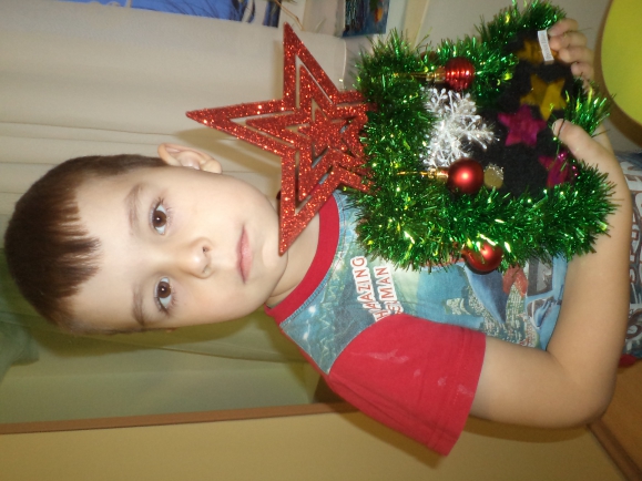Чудо Елка-Валенок Конкурс Новогодних поделок. Февраль 2015. Дошкольники Чудо Елка-Валенок