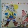 иллюстрация из сказки "Колобок" иллюстрация из сказки "Колобок"
