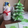 снеговик и елочка снеговик и елочка