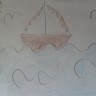 "Я рисую море". "Я рисую море".