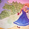 Рисунок к сказке "Гуси - лебеди". Рисунок к сказке "Гуси - лебеди".