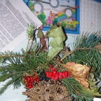 Корзиночка из шишек Корзиночка из шишек