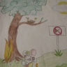 "В лесу будь осторожен!" Хафизова Зарина, 7 лет "В лесу будь осторожен!" Хафизова Зарина, 7 лет