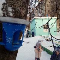 Кормушка "Птичкин дом" Кормушка "Птичкин дом"
