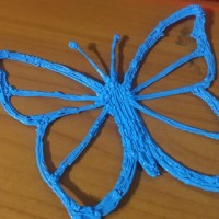 Бабочка из 3D ручки