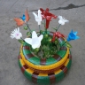 летняя клумба летняя клумба