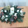 Новогодний венок из искуственной елки Новогодний венок из искуственной елки