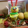Гусеница из яблок. Гусеница из яблок.