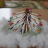 Елочка из ватных палочек Елочка из ватных палочек