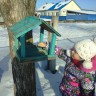 Наша кормушка для птичек. Наша кормушка для птичек.