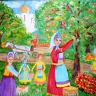 Композиция на тему:"Яблочный спас" Композиция на тему:"Яблочный спас"