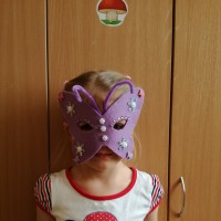 Маска из фетра "Фея" Маска из фетра "Фея"