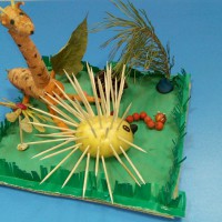 Жираф из морковки Жираф из морковки