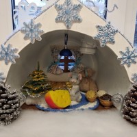 "Зимний теремок мышки-норушки!" "Зимний теремок мышки-норушки!"