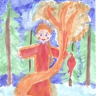 Рисунок по сказу Бажова "Огневушка-поскакушка" Рисунок по сказу Бажова "Огневушка-поскакушка"