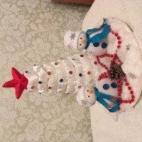 Снеговички у елочки Снеговички у елочки