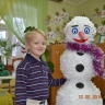 Снеговик из папье-маше. Снеговик из папье-маше.