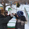 Кормушка из пластиковой конистры Кормушка из пластиковой конистры