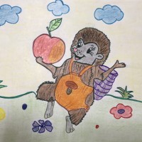 Веселый ежик Веселый ежик