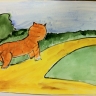 Кот на прогулке Кот на прогулке