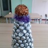 новогодняя ёлочка из каштанов новогодняя ёлочка из каштанов