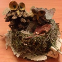 "Совушки в гнёздышке" "Совушки в гнёздышке"
