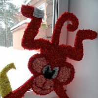 Мартышка с бананом Мартышка с бананом