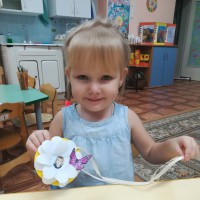 Ромашка - медалька для милой мамочке Ромашка - медалька для милой мамочке