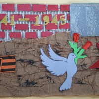 9 мая рисунок на песке