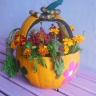 Корзинка из тыквы Корзинка из тыквы