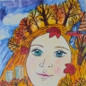 рисунок "Девушка осень" рисунок "Девушка осень"