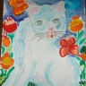 Белая кошечка Белая кошечка