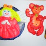 Новогодние игрушки-Ангел, обезьянка, сова Новогодние игрушки-Ангел, обезьянка, сова