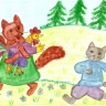 Кот, петух и лиса. Кот, петух и лиса.