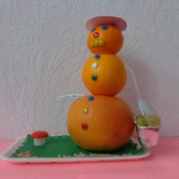 "Осенний снеговичёк" "Осенний снеговичёк"