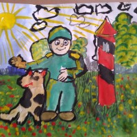 Пограничник с собакой Пограничник с собакой